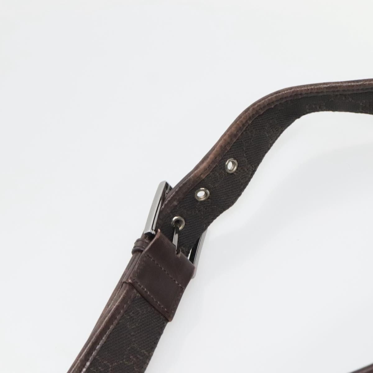 Gucci GUCCI GG Canvas Shoulder Bag Dark Brown Size ONE SIZE - 8 Thumbnail