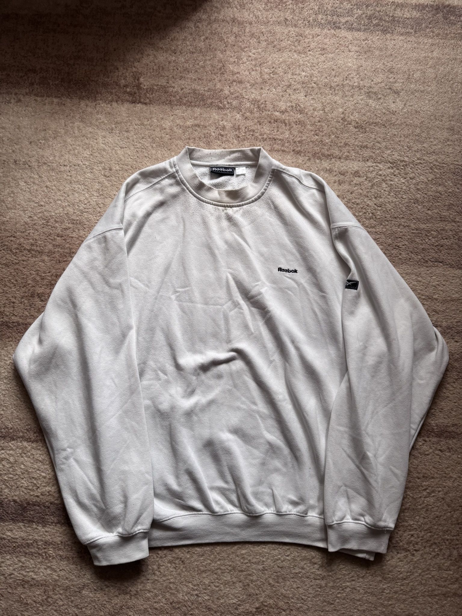 Reebok Reebok vintage crewneck white boxy spellout XXL Size US XXL / EU 58 / 5 - 1 Thumbnail