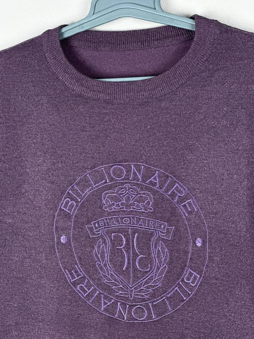 Billionaire Couture Billionaire Luxury Cotton Big Logo Sweater Made In Italy Size US M / EU 48-50 / 2 - 4 Thumbnail