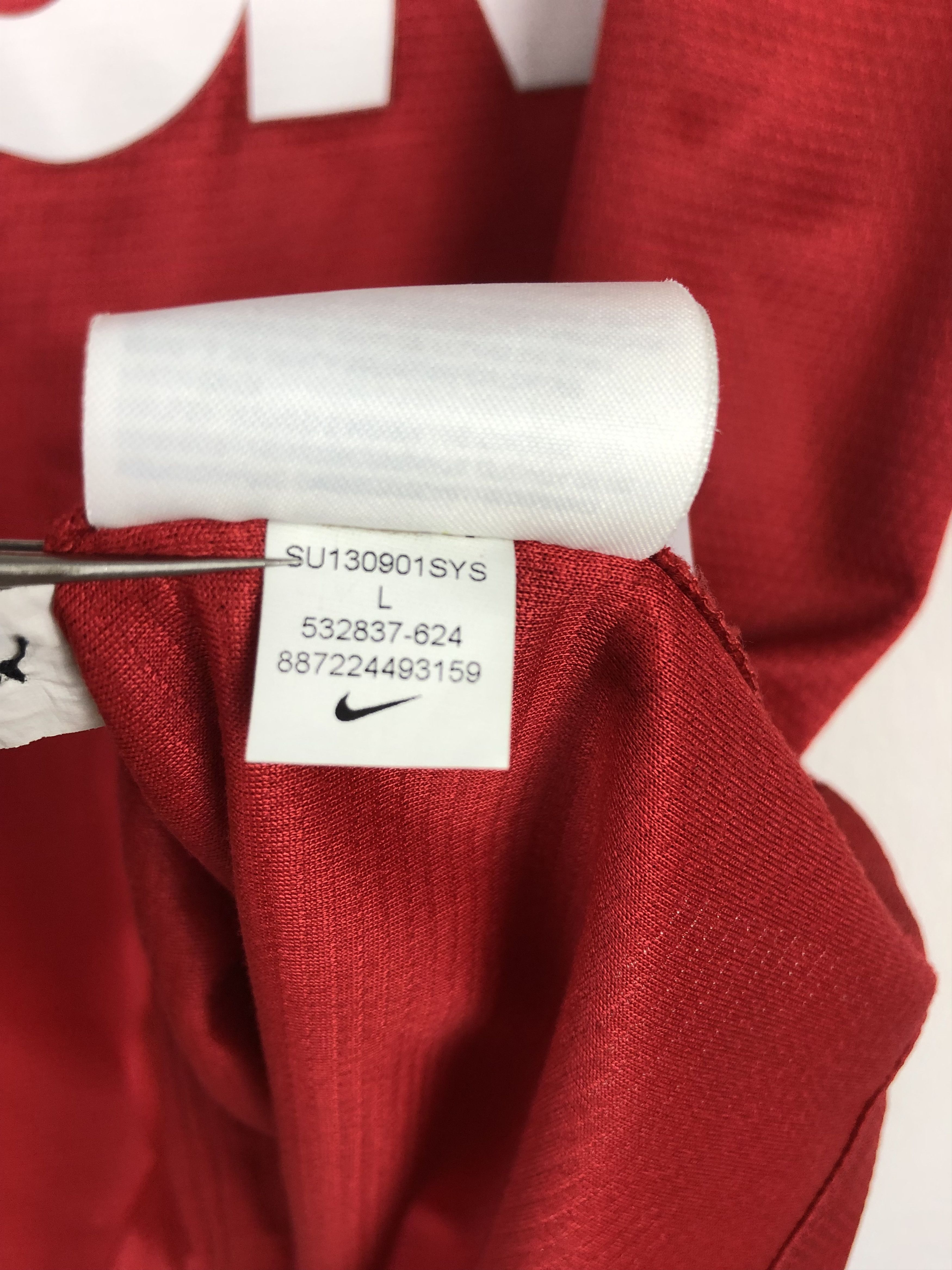 Nike Manchester United football shirt 2013 Soccer Nike Jersey Size US L / EU 52-54 / 3 - 10 Thumbnail
