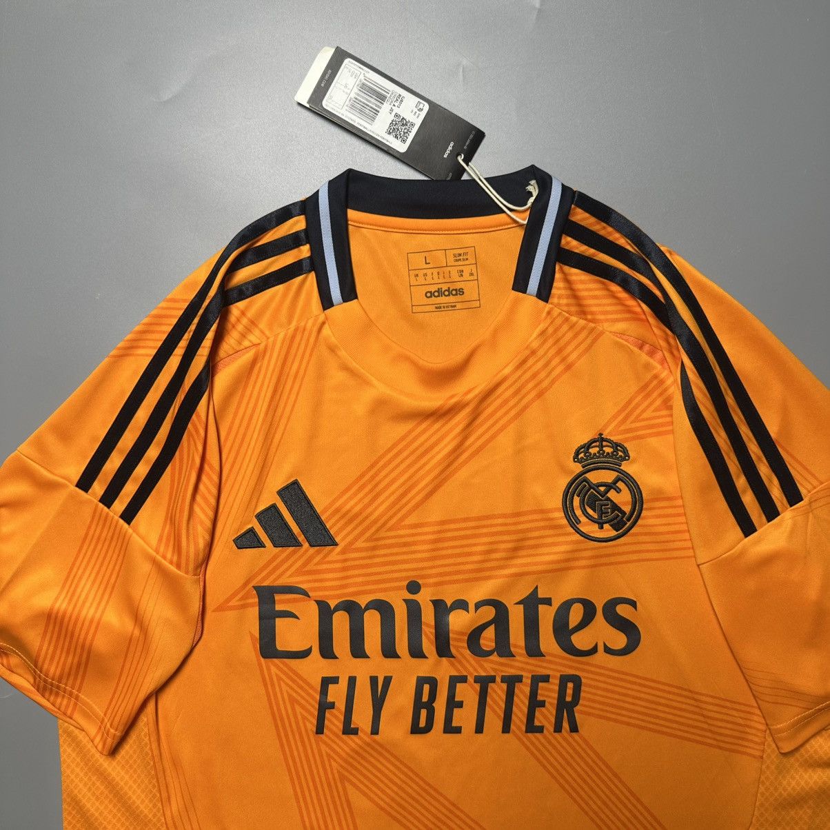 Adidas REAL MADRID ADIDAS 2024/2025 SOCCER AWAY JERSEY #19 CEBALLOS Size US L / EU 52-54 / 3 - 3 Thumbnail