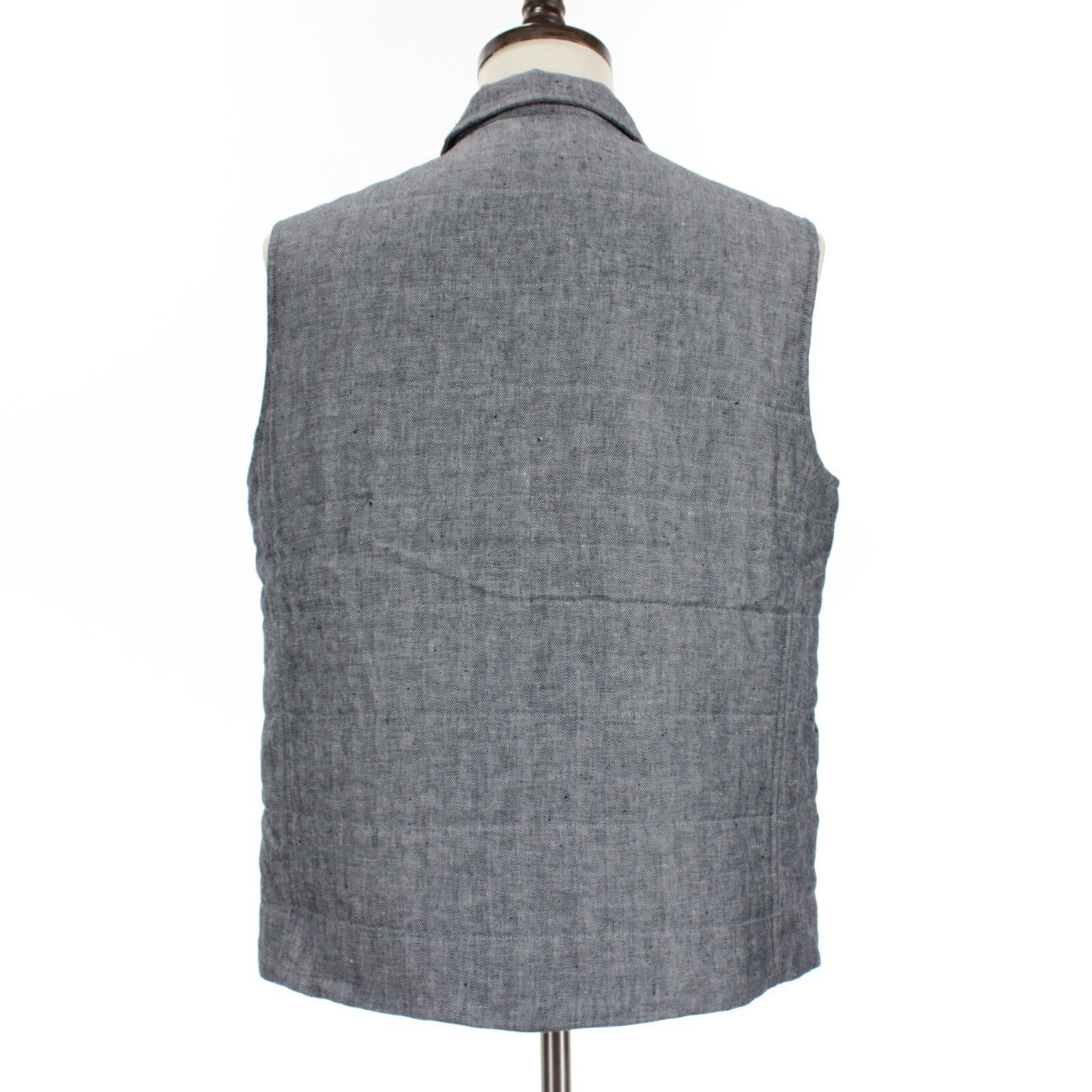 Luciano Barbera Luciano Barbera Vest Size M US In Blue Hemp Size US M / EU 48-50 / 2 - 5 Thumbnail