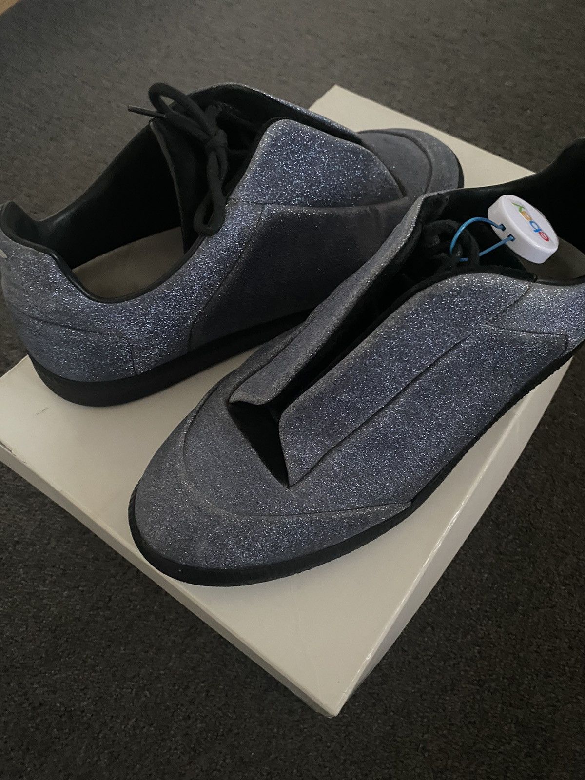 Maison Margiela Maison Margiela AW12 future low blue glitter | Grailed