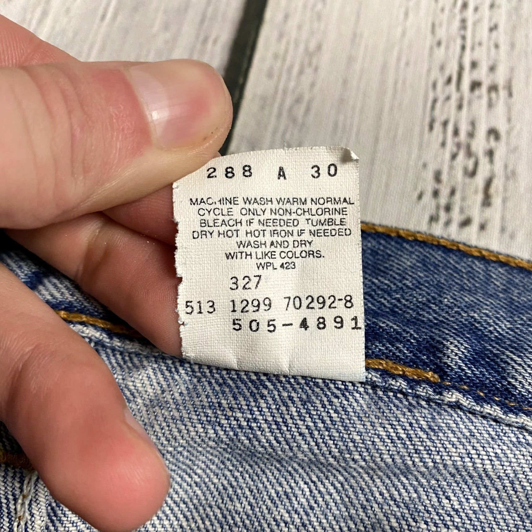 Levi's VINTAGE LEVI'S 505 BLUE JEANS REGULAR FIT STRAIGHT LEG SIZE 38x32 USA 90s Mens Size US 38 / EU 54 - 5 Thumbnail