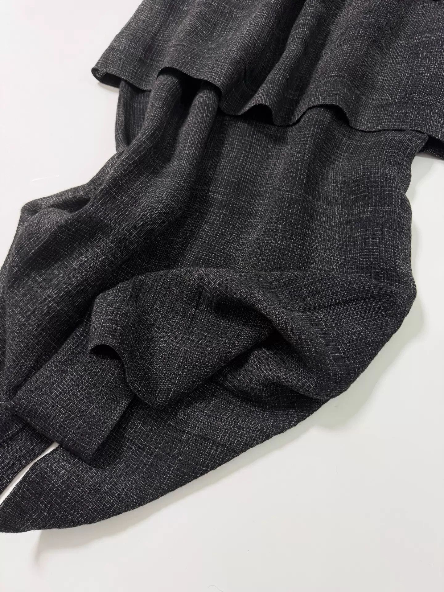 Issey Miyake Issey Miyake 1996 Permanent Double Linen Bamboo Skirt M Size 27" / US 4 / IT 40 - 7 Thumbnail