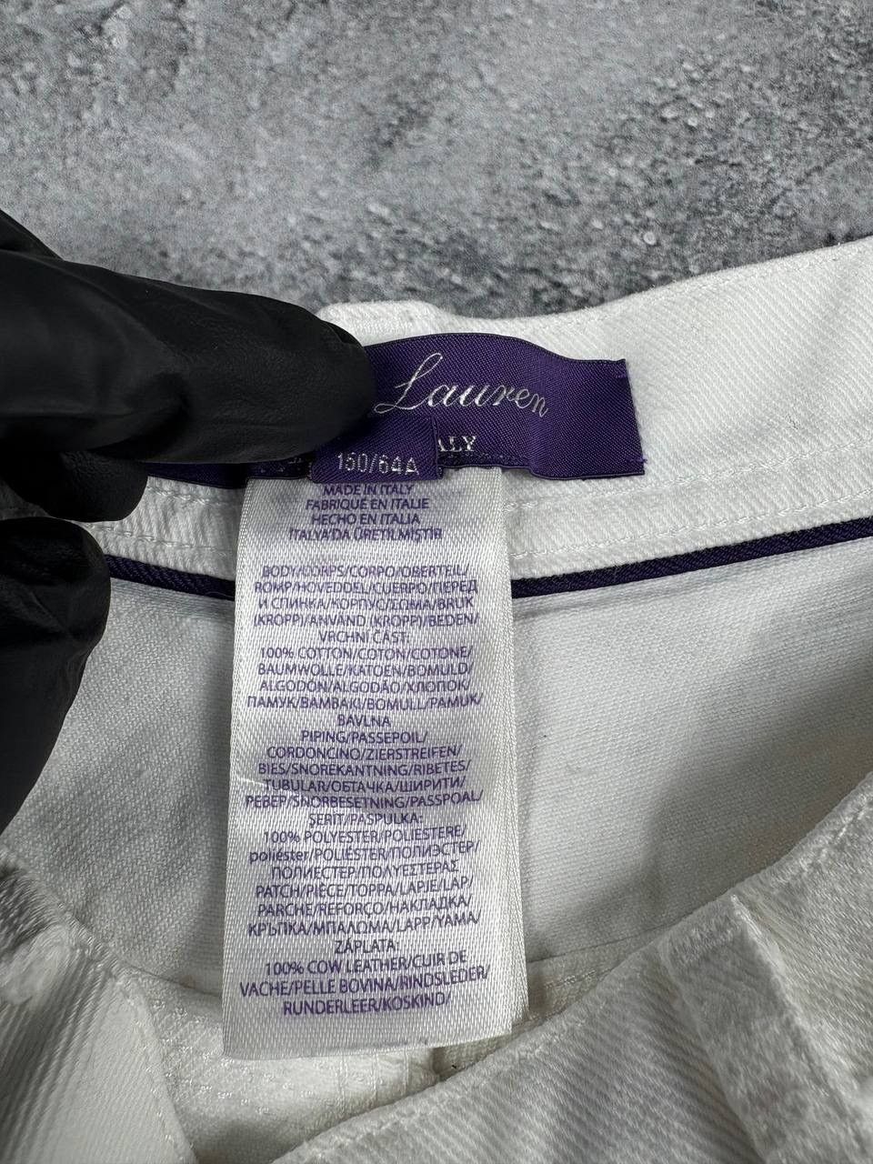 Japanese Brand Ralph Lauren Purple Label White Jeans Size 25 Made in Italy Size 25" / US 0 / IT 36 - 15 Thumbnail