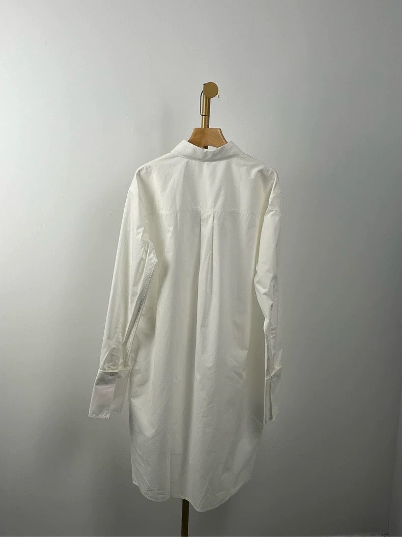 Loewe LOEWE White collar long sleeve shirt dress Size XS / US 0-2 / IT 36-38 - 2 Thumbnail