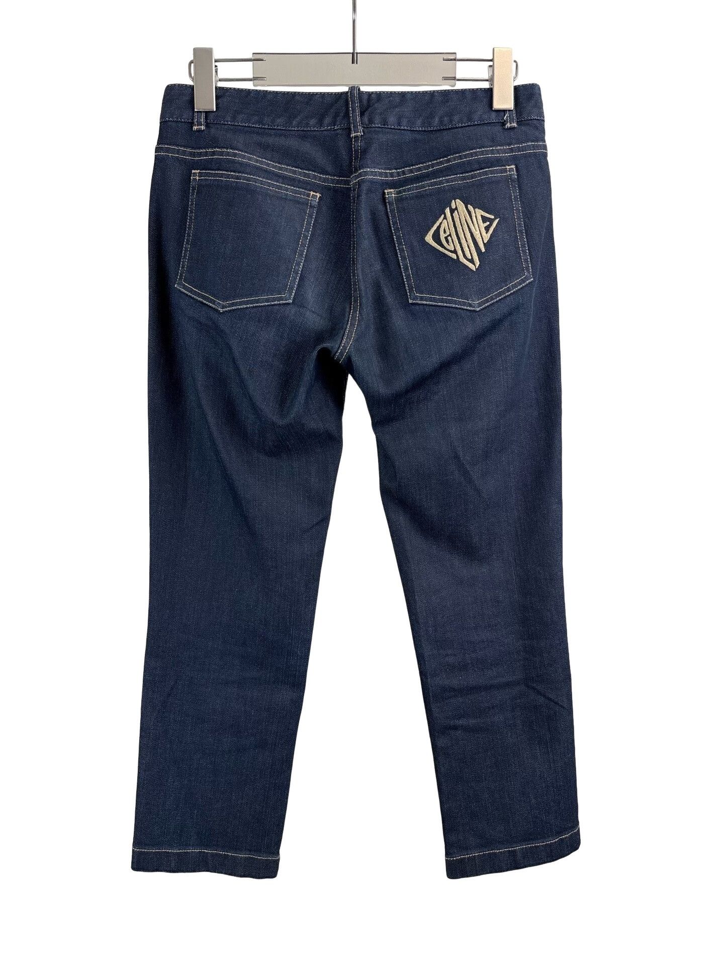 Celine Celine Embroidered Logo Denim Jeans 38 Size 27" / US 4 / IT 40 - 1 Thumbnail