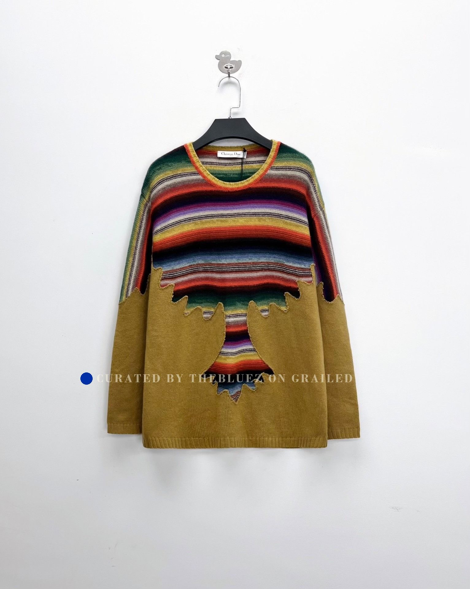 Dior Dior 2024 Runway Rainbow Stripe Cashmere Sweater Size S / US 4 / IT 40 - 1 Thumbnail