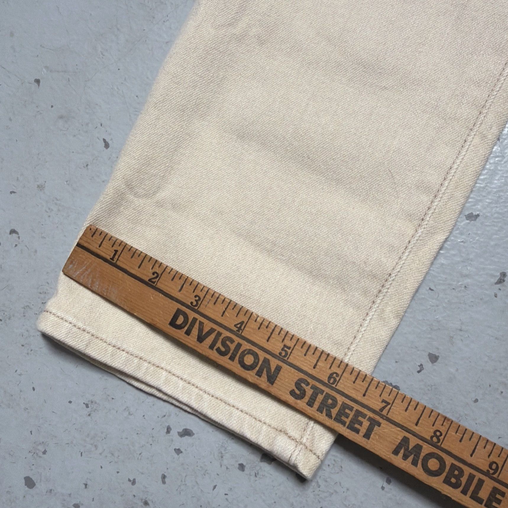 KATO Hiroshi Kato Pen Slim Selvedge Denim Jeans Chuck Made In USA 30 Slim Jeans Unisex Adults Natural 30 Mens Womens Boys Girls Size US 30 / EU 46 - 3 Thumbnail