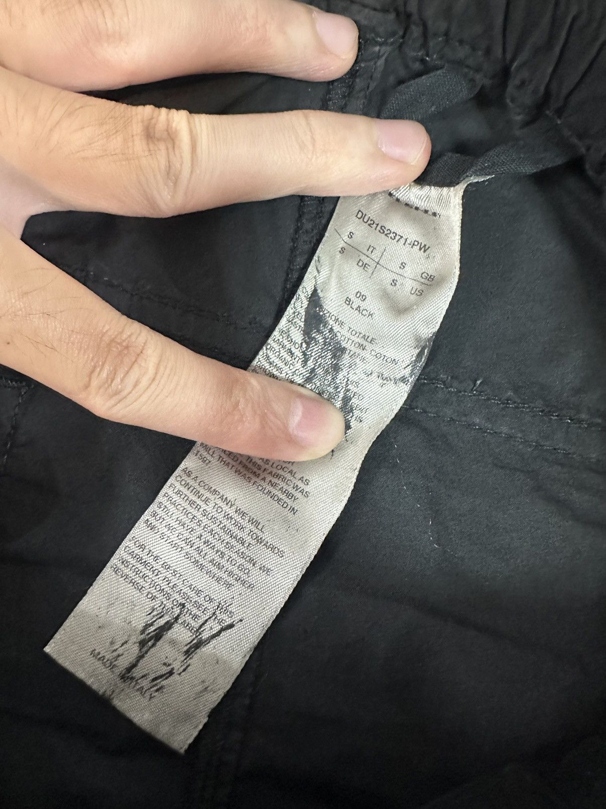Rick Owens Drkshdw Rick Owens Drkshdw Creatch Cargo Cropped Wax Size US 32 / EU 48 - 5 Thumbnail