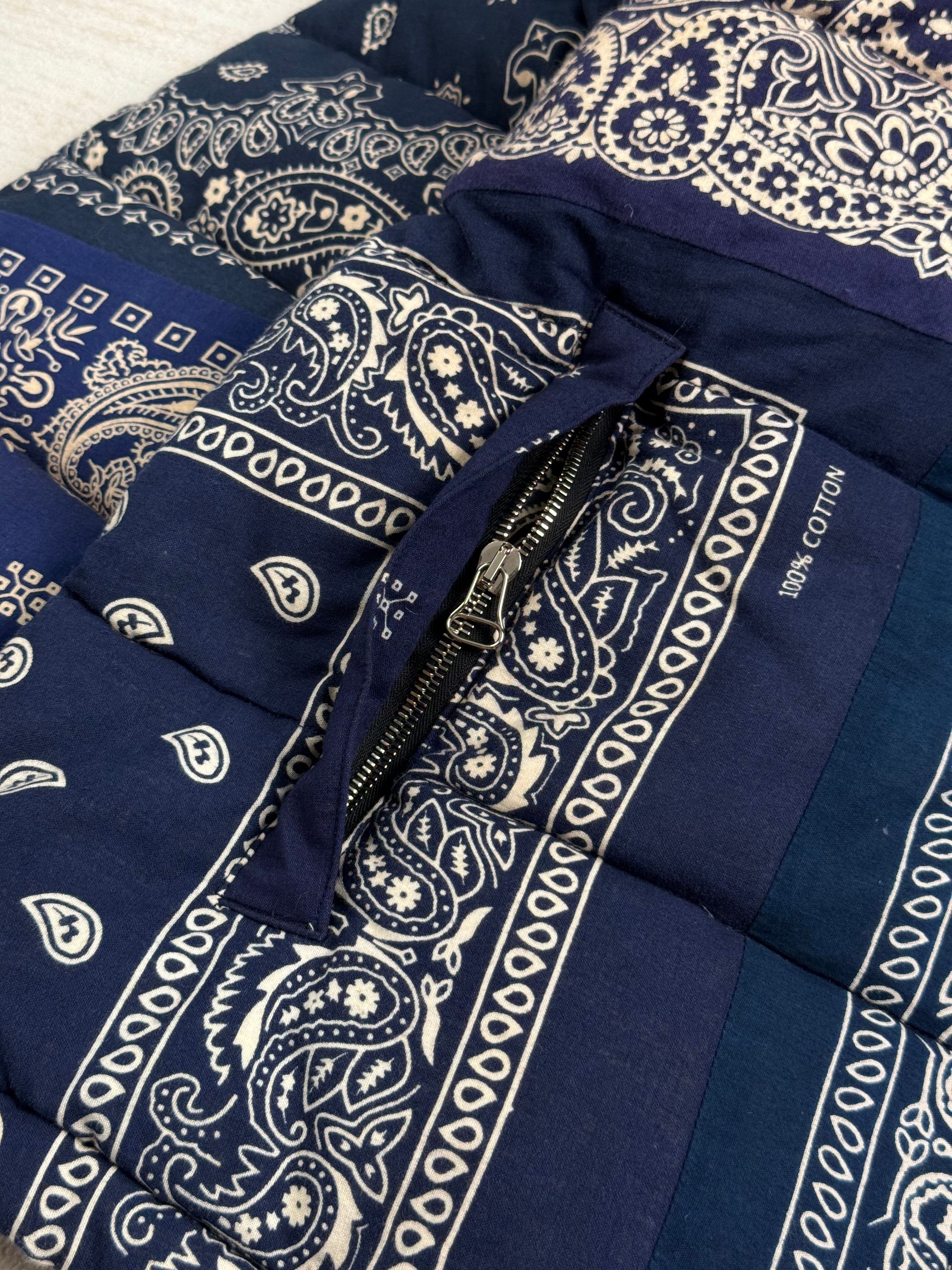 READYMADE UNWORN* READYMADE Blue Bandana Down Jacket Size 1 Size US S / EU 44-46 / 1 - 4 Thumbnail