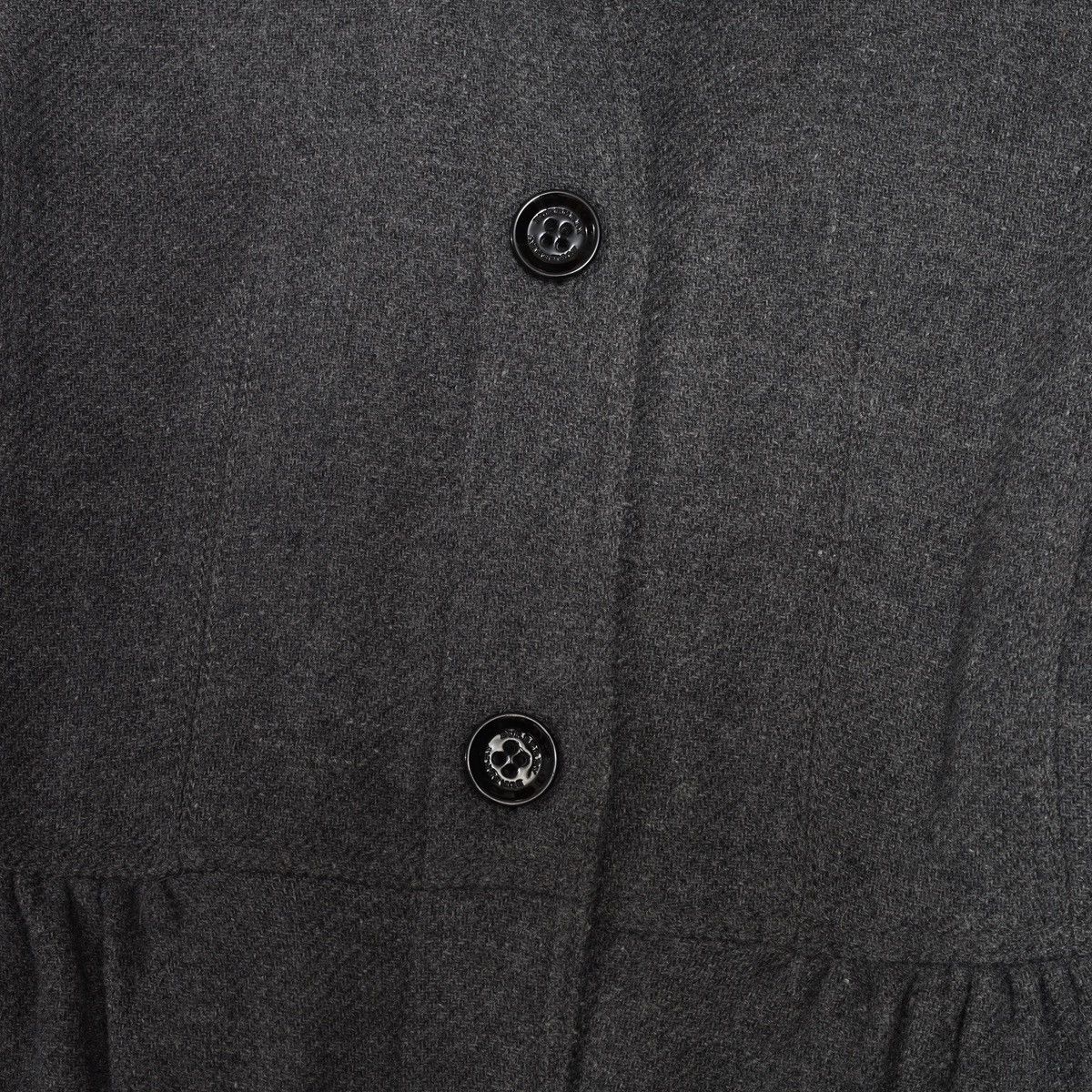 Burberry Burberry Gray Coat Jacket Wool Size XS / US 0-2 / IT 36-38 - 4 Thumbnail
