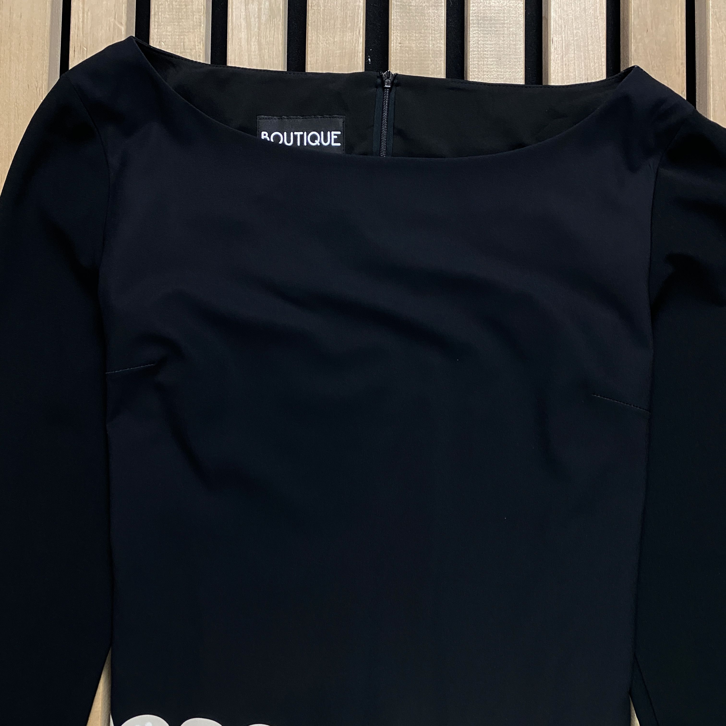 Moschino Womens Long Sleeve Dress Boutique Moschino Size UK 16 US 14 Size XL / US 12-14 / IT 48-50 - 2 Thumbnail