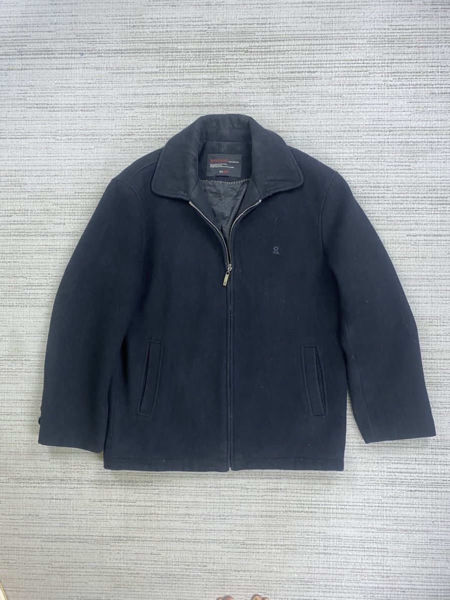 Japanese Brand × Montagut Vintage Montagut Embroidery Logo Wool Zipper Jacket Size US M / EU 48-50 / 2 - 5 Thumbnail
