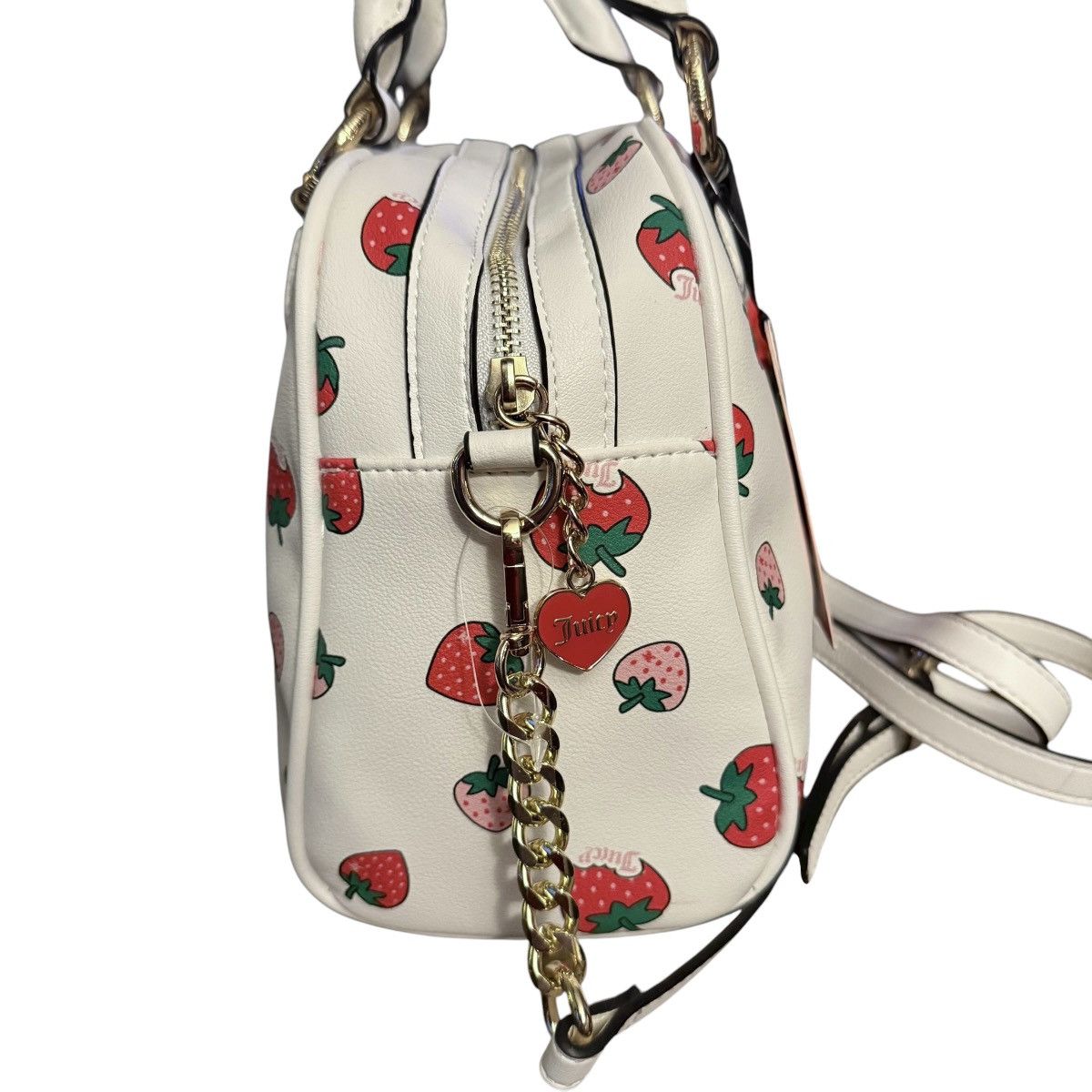 Juicy Couture Juicy Couture Sweet N Juicy Strawberry print bowler bag Size ONE SIZE - 2 Thumbnail