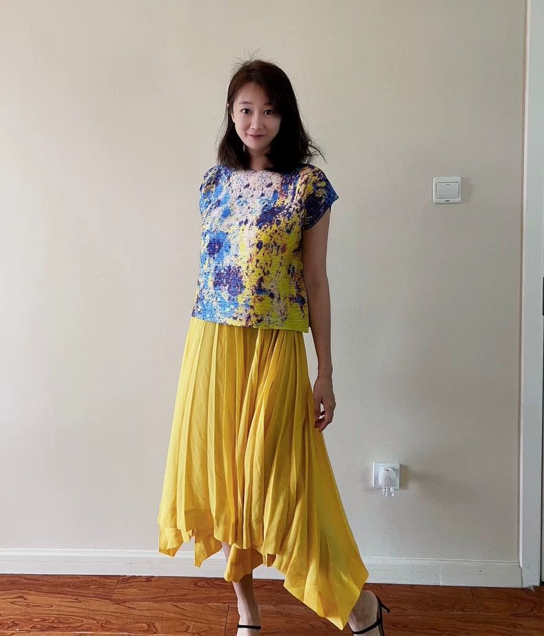 Issey Miyake issey miyake size:2 Yellow beach dress Size 42" / US 20 - 1 Thumbnail
