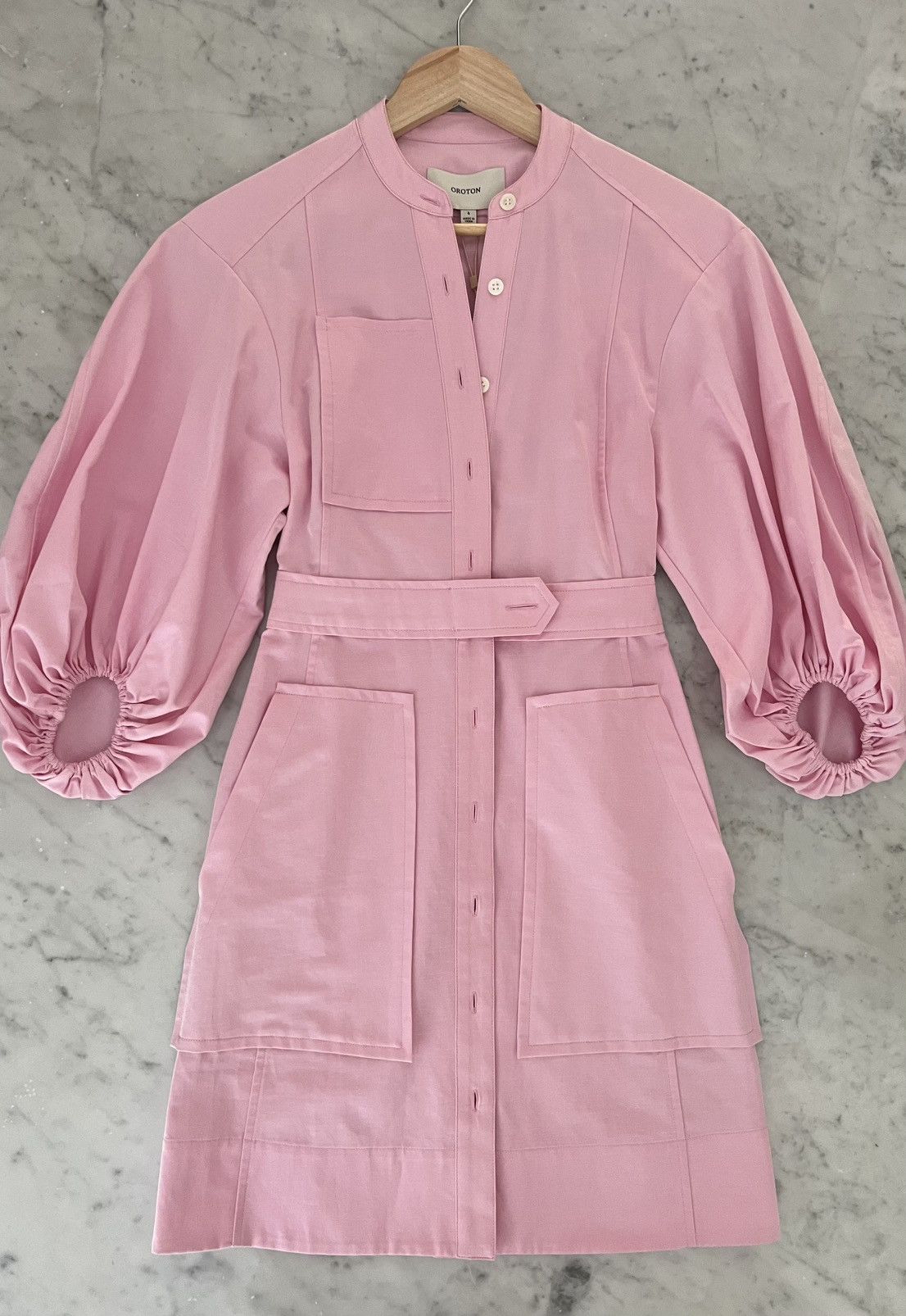 Other OROTON PINK UTILITY DRESS, BNWT Size XS / US 0-2 / IT 36-38 - 1 Thumbnail