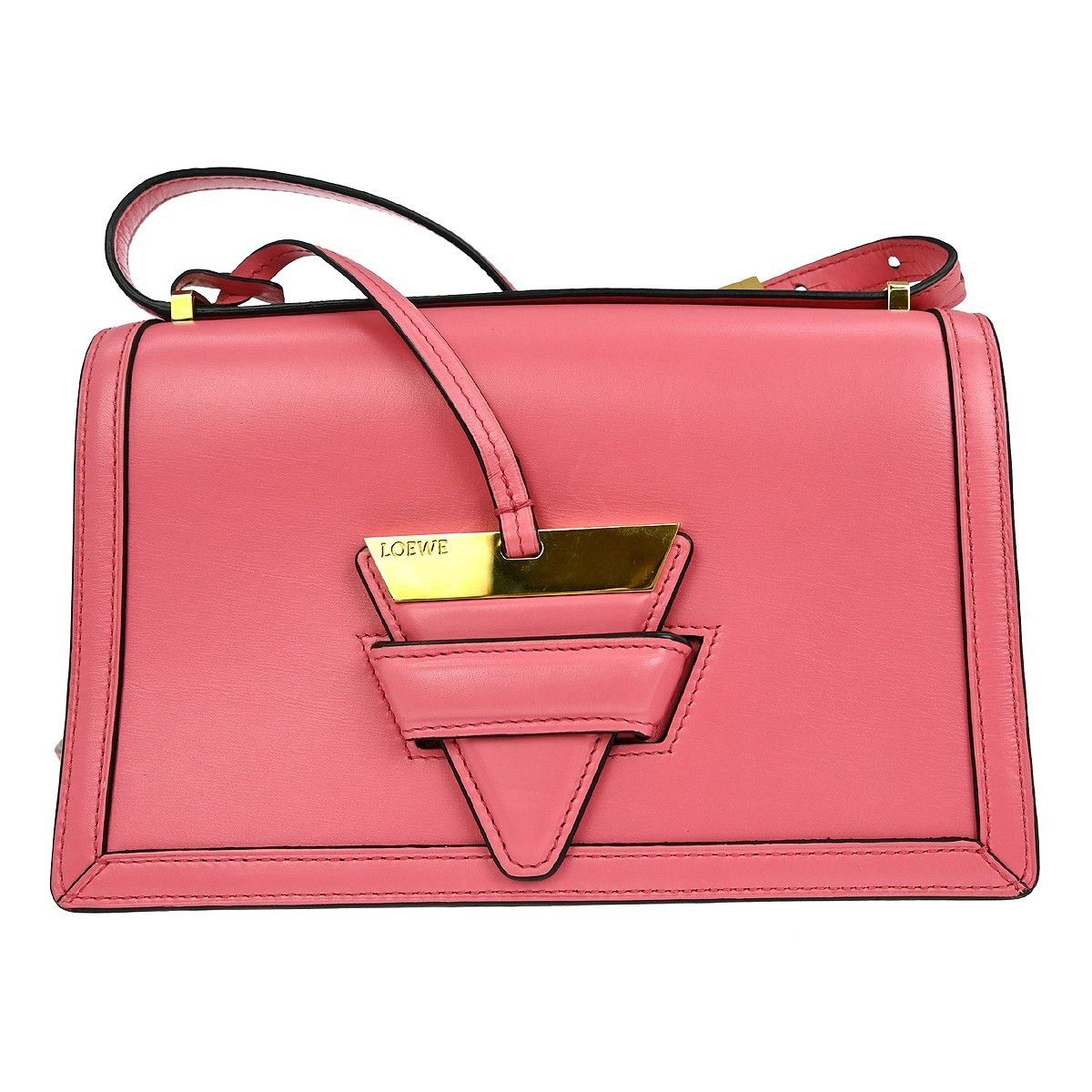 Loewe Loewe Barcelona Shoulder Bag Leather Size ONE SIZE - 1 Thumbnail