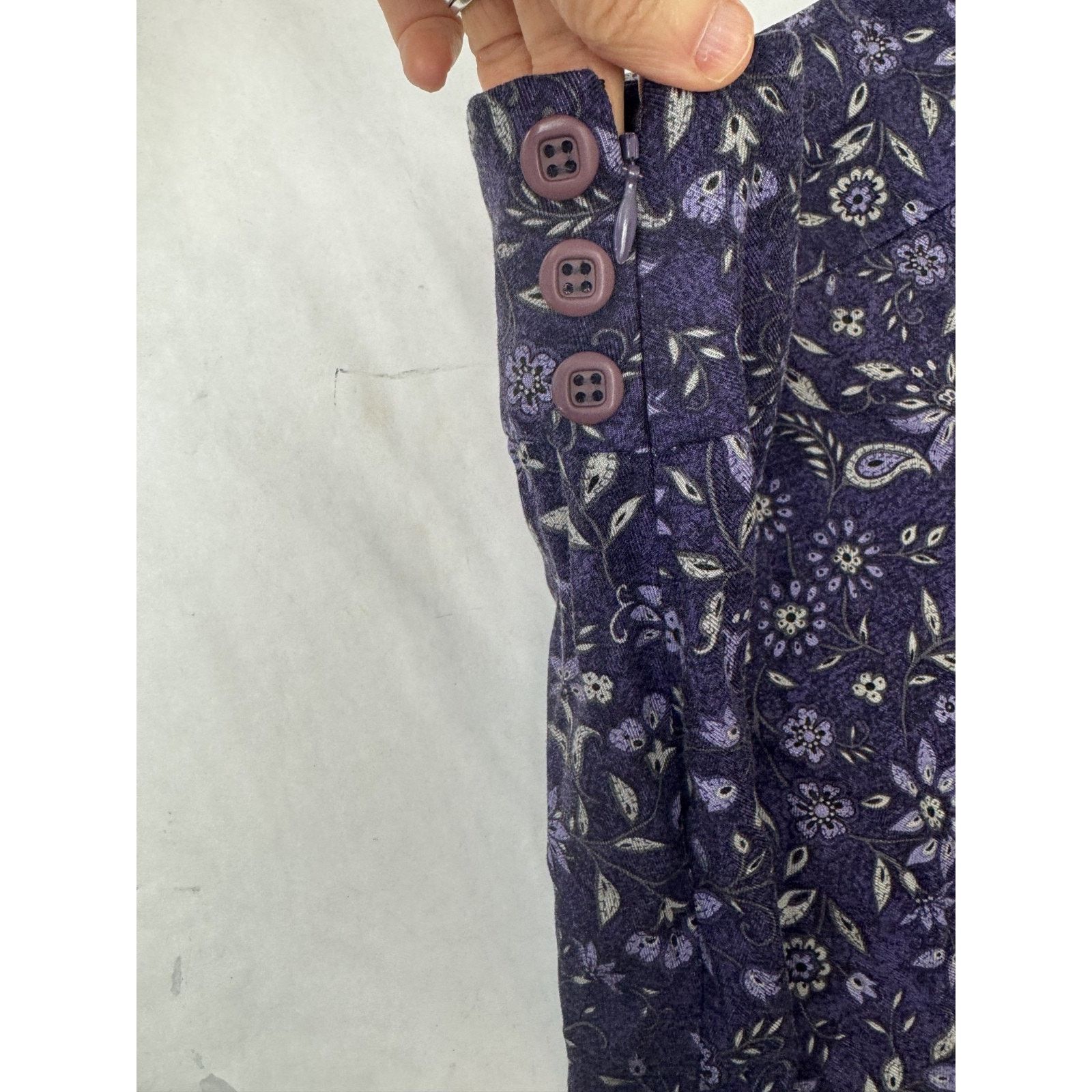 Other VINTAGE Y2K 90s Women Midi Skirt Talbots Cottagecore 14 Size 36" / US 14 / IT 50 - 7 Thumbnail