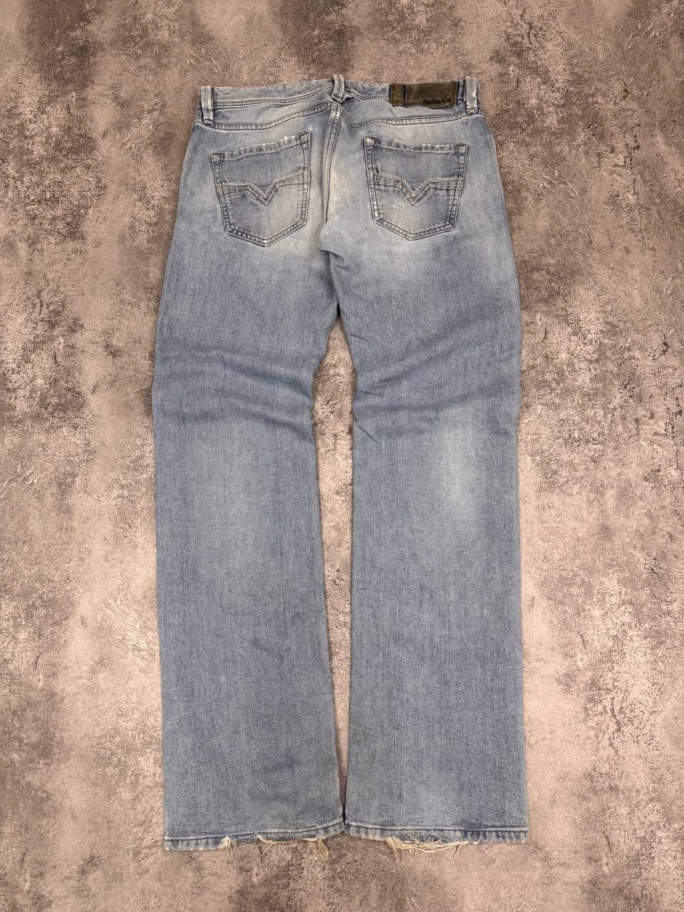 Diesel Diesel Men's Denim Pants Jeans Light Blue Straight Fit Size US 32 / EU 48 - 1 Thumbnail