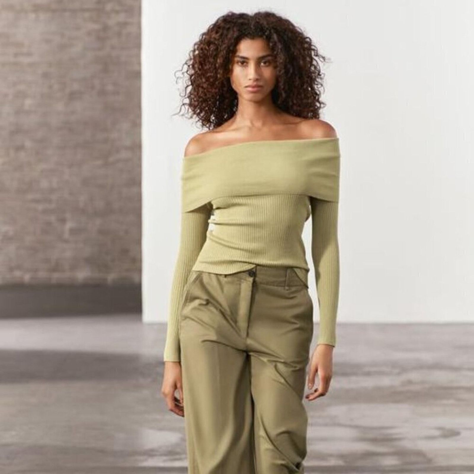 Zara ZARA Fitted Knit Sweater NWT Size L / US 10 / IT 46 - 5 Thumbnail