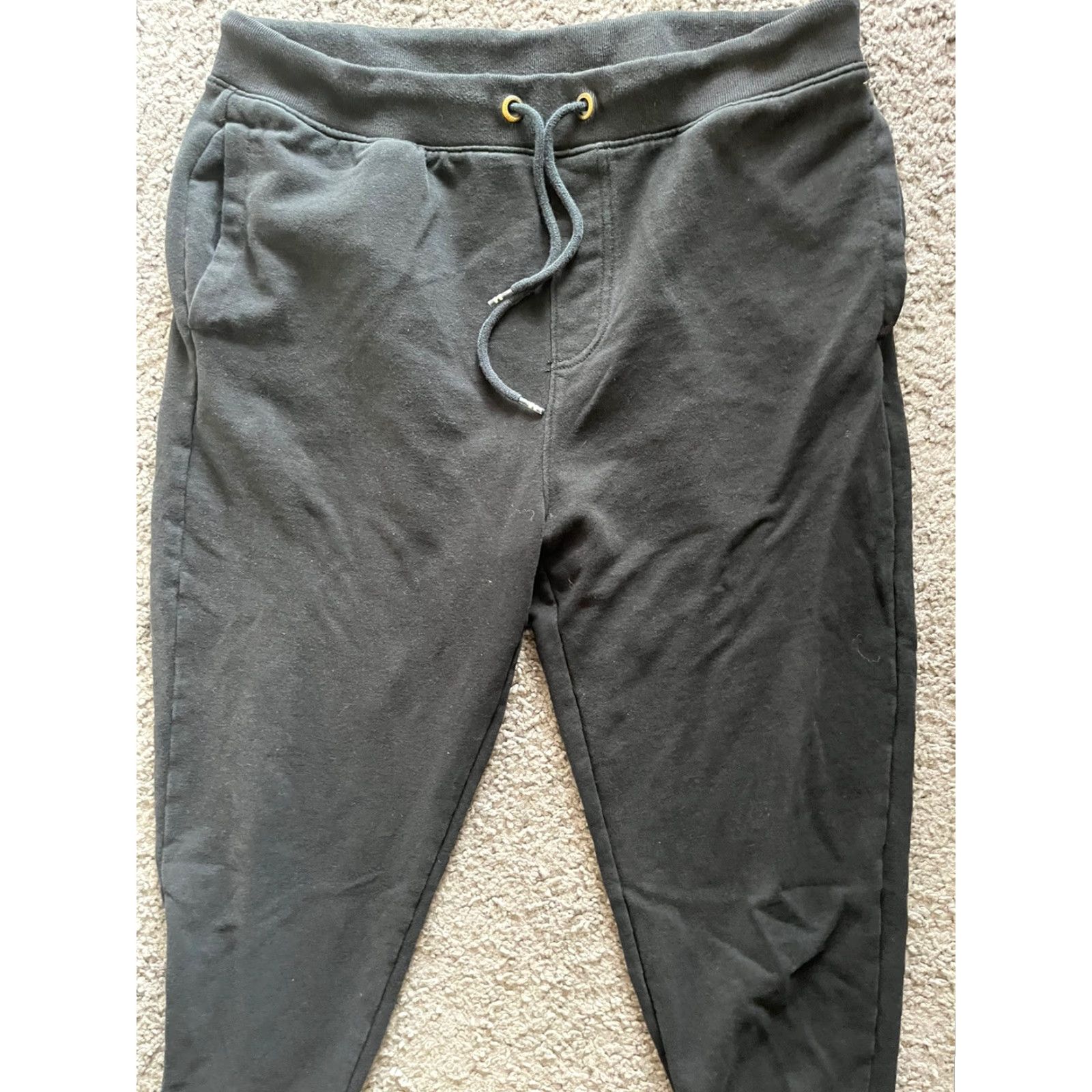 Vintage AERO Jogger Pants Men's Size L Black Elastic Waist Size US 33 - 2 Thumbnail