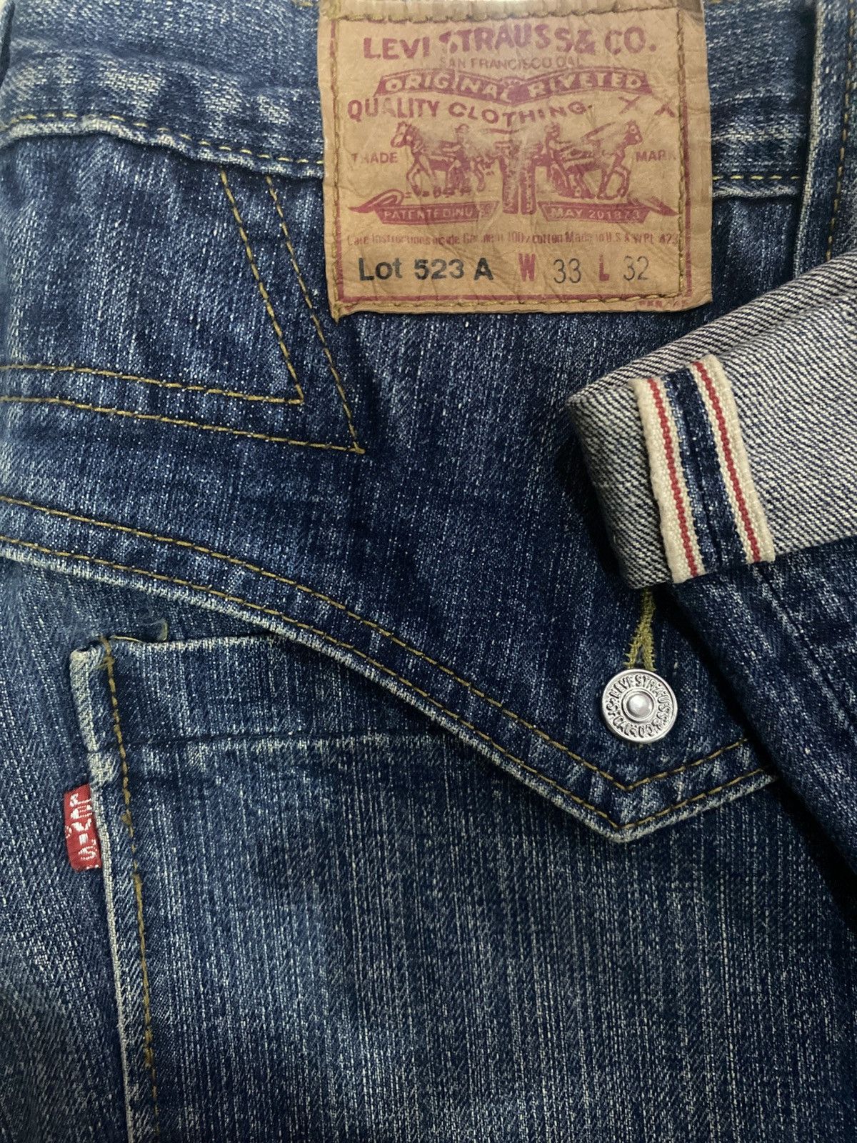 Levi's Vintage Clothing Levi’s (straight fit) made in usa Size US 33 - 4 Thumbnail