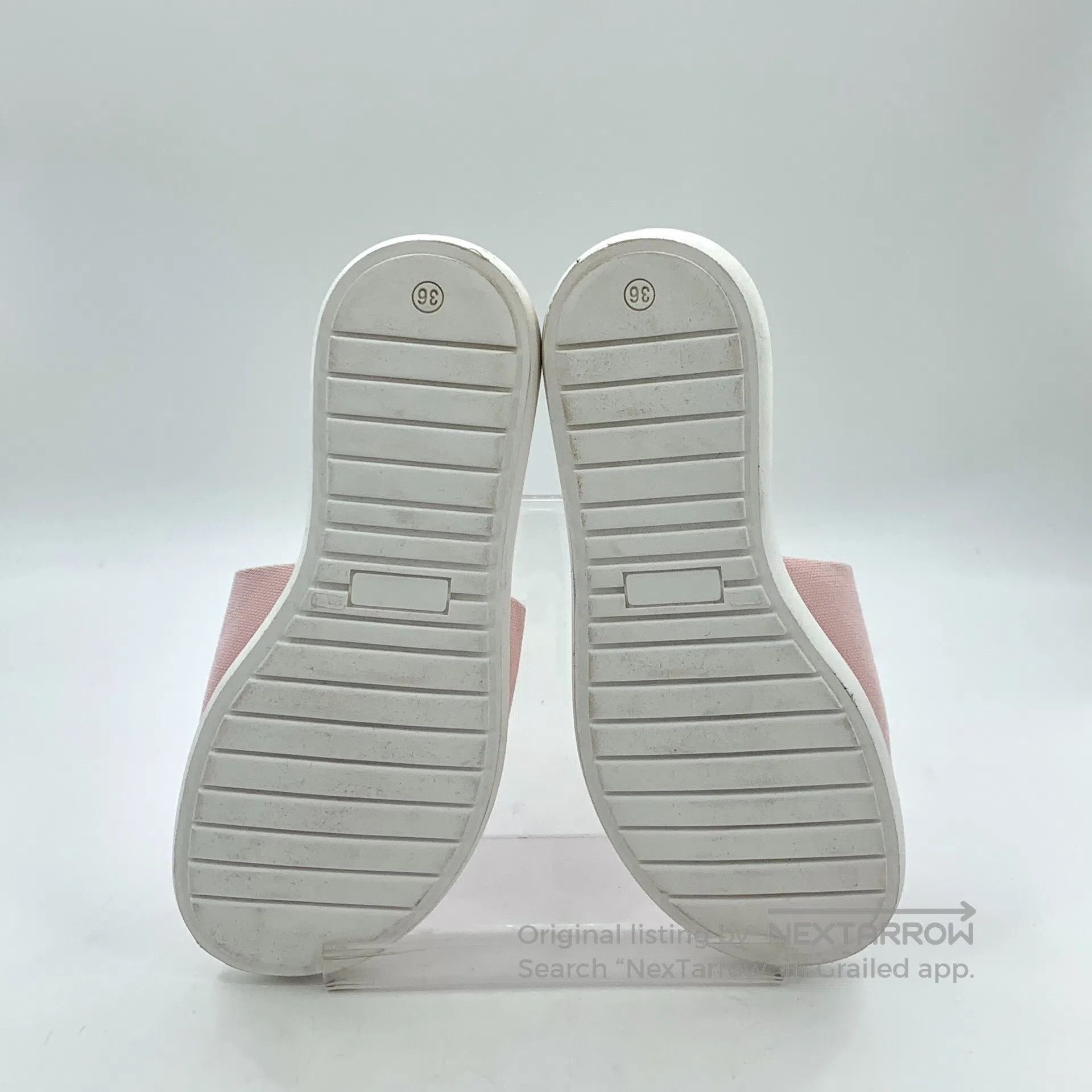 Dior Dior Pink logo letter flocking casual flat slippers| Size US 5.5 / IT 35.5 - 5 Thumbnail