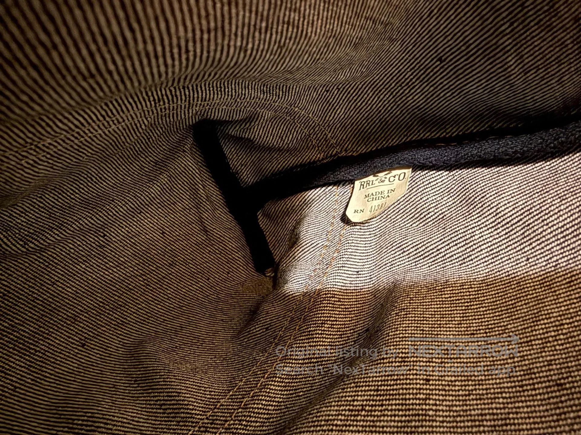 RRL Ralph Lauren RRL Double RL Denim Toiletry Pouch. Size ONE SIZE - 6 Thumbnail