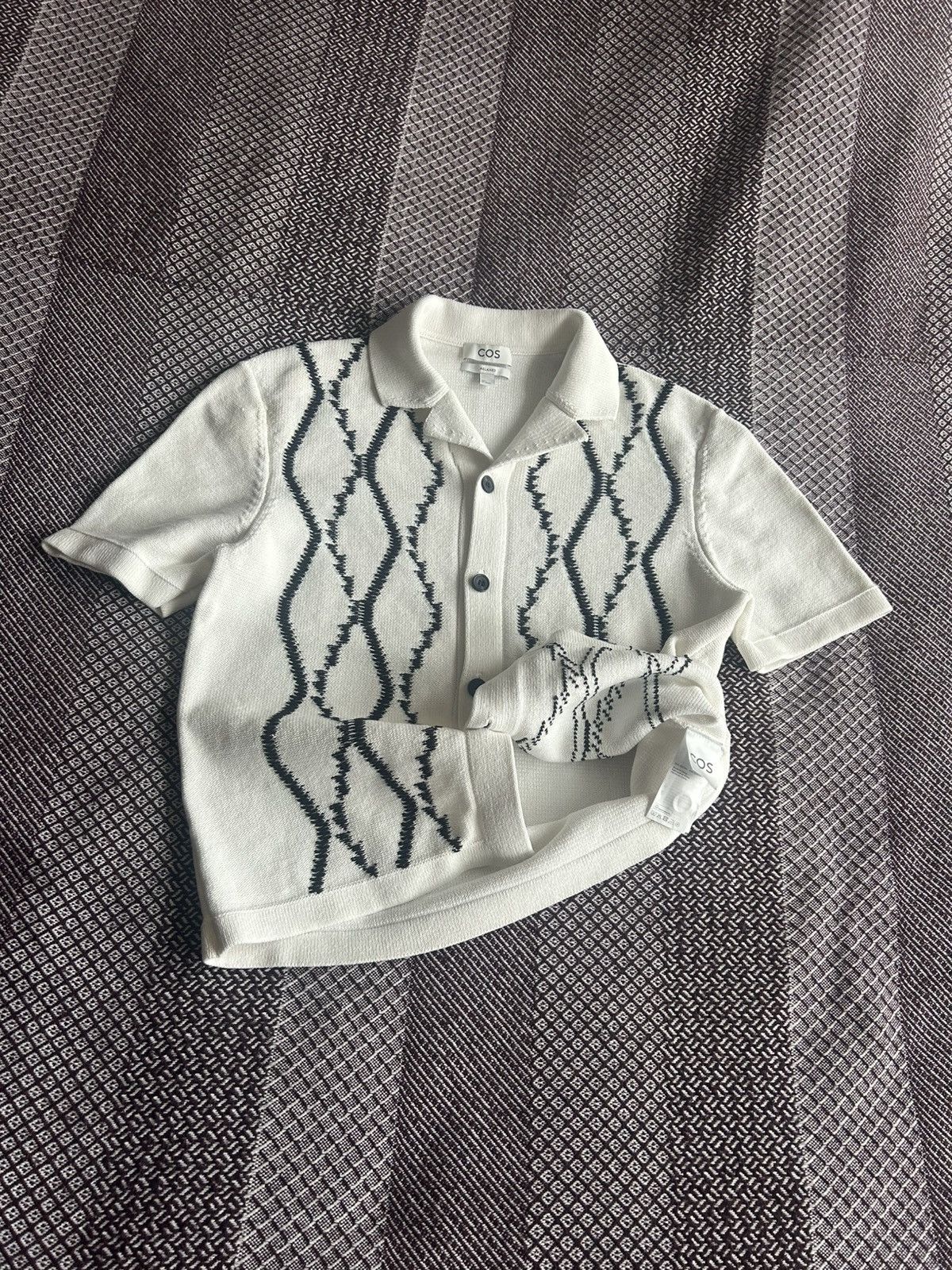 Cos COS Old Money Style Polo T-shirt Mens Relaxed Fit Size S / M Size US M / EU 48-50 / 2 - 10 Thumbnail