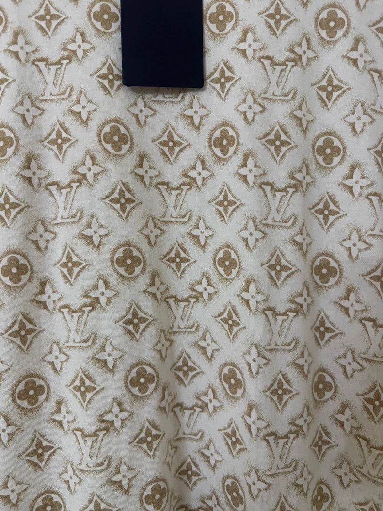 Louis Vuitton Louis Vuitton Beige presbyopic full print short sleeve Size US XXL / EU 58 / 5 - 3 Thumbnail
