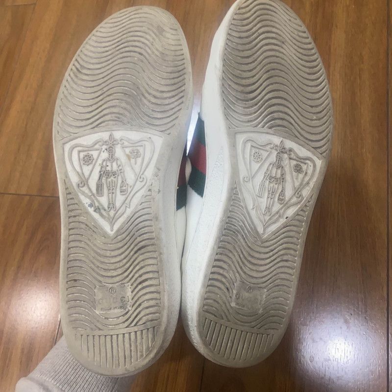 Gucci Gucci Ace Tiger Embroidered Low-Top Sneakers - Size US 8 / EU 41 - 4 Thumbnail
