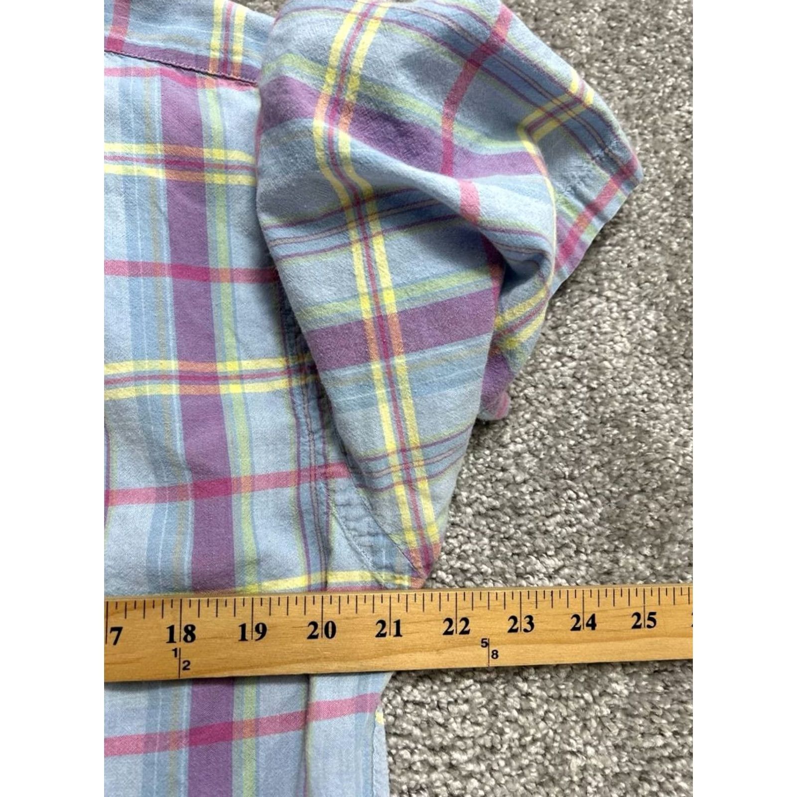 Ralph Lauren Ralph Lauren Blake Shirt Mens Medium Blue Plaid Cotton Pony Logo Button Down Size US M / EU 48-50 / 2 - 6 Thumbnail
