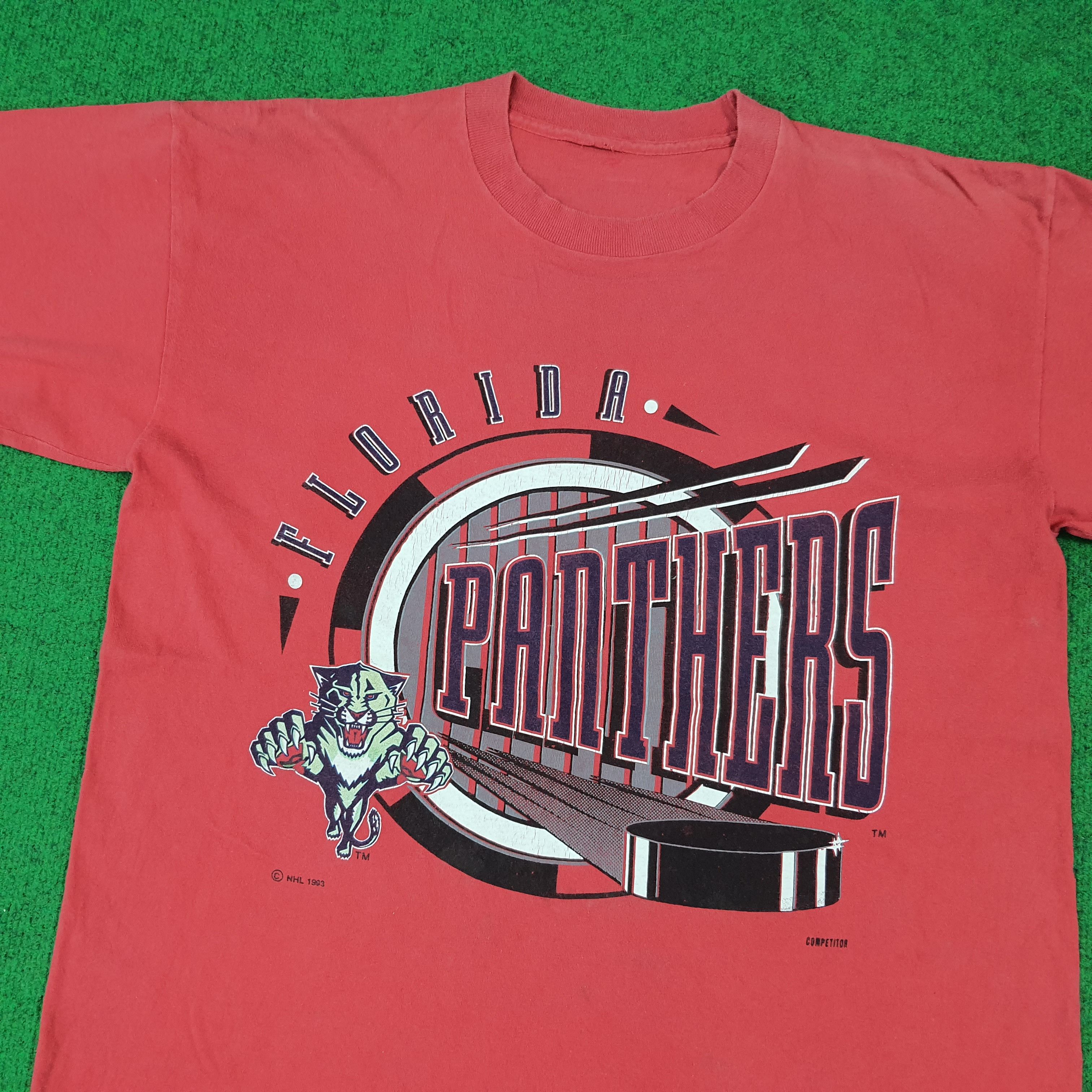 Vintage Vintage 90s Florida Panthers NHL Tshirt C276N65 Size US L / EU 52-54 / 3 - 2 Thumbnail