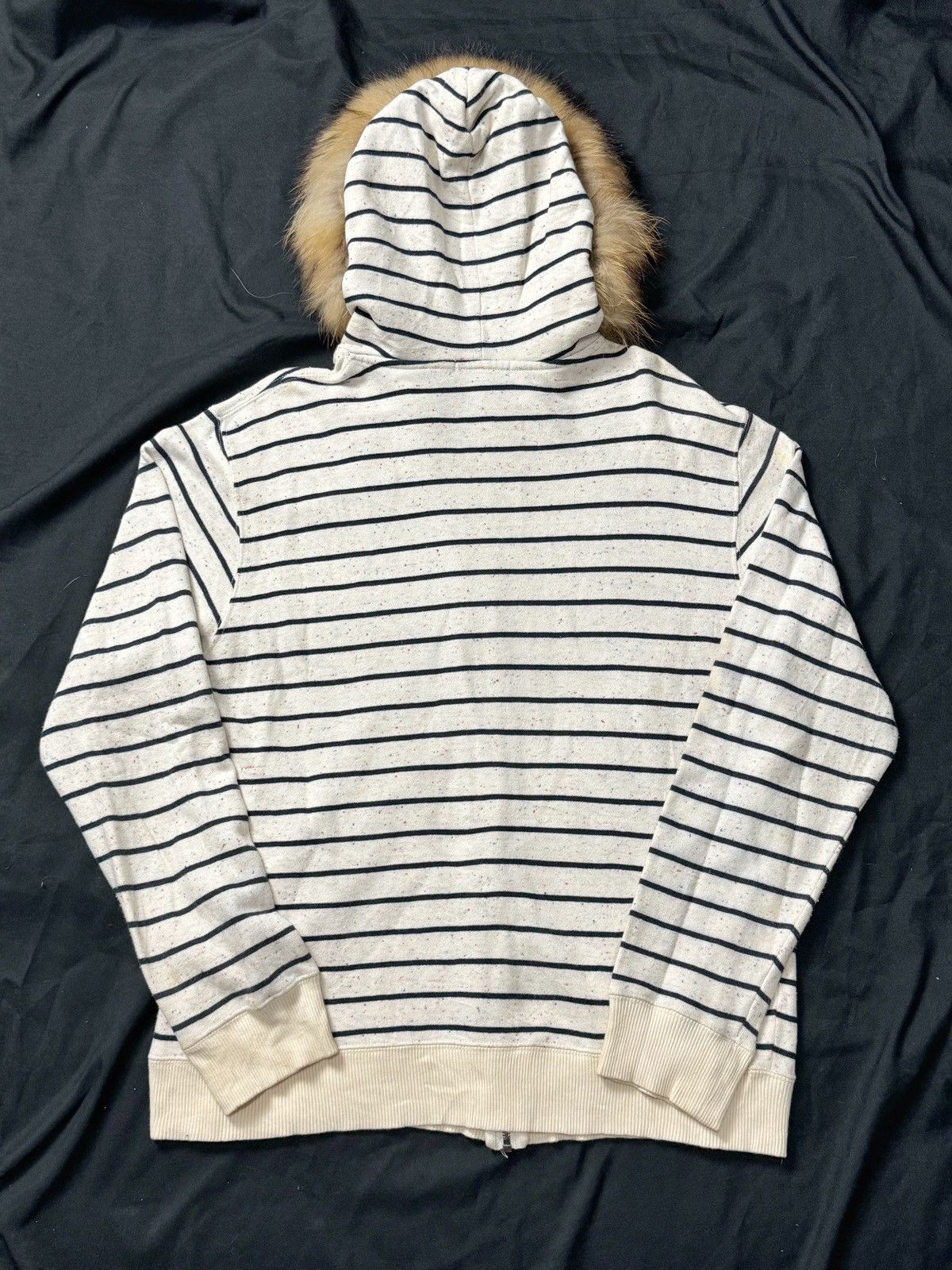 Beauty Beast × Japanese Brand × Le Grande Bleu (L.G.B.) Striped fur hoodie sorridere Size US L / EU 52-54 / 3 - 2 Thumbnail