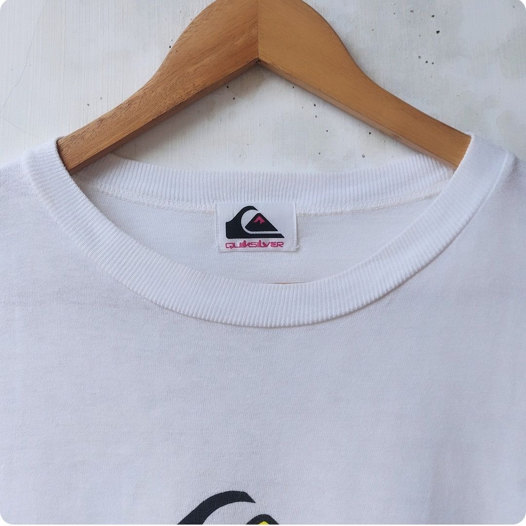 Quiksilver Vtg 90s QUIKSILVER Surf Beach Tshirt Size US M / EU 48-50 / 2 - 5 Thumbnail