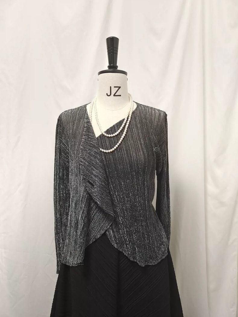 Issey Miyake Issey Miyake size:3 Gold thread woven coat Size M / US 6-8 / IT 42-44 - 3 Thumbnail