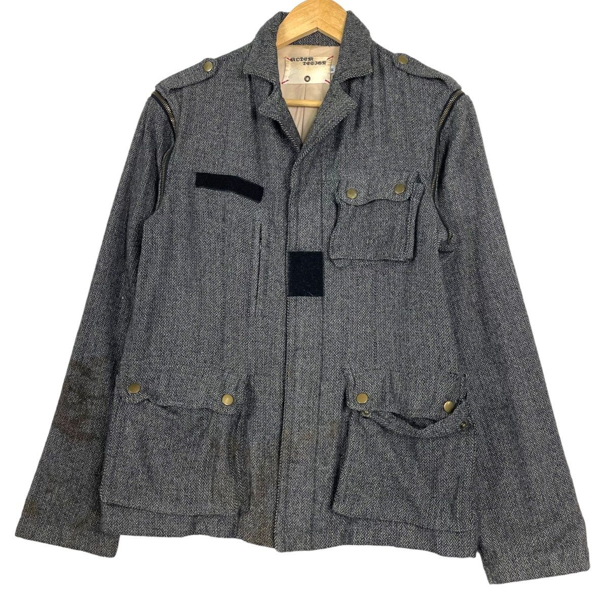Japanese Brand × Le Grande Bleu (L.G.B.) 💥MODERN DESIGN MULTIPOCKET HUNTING JACKET Size US M / EU 48-50 / 2 - 3 Thumbnail