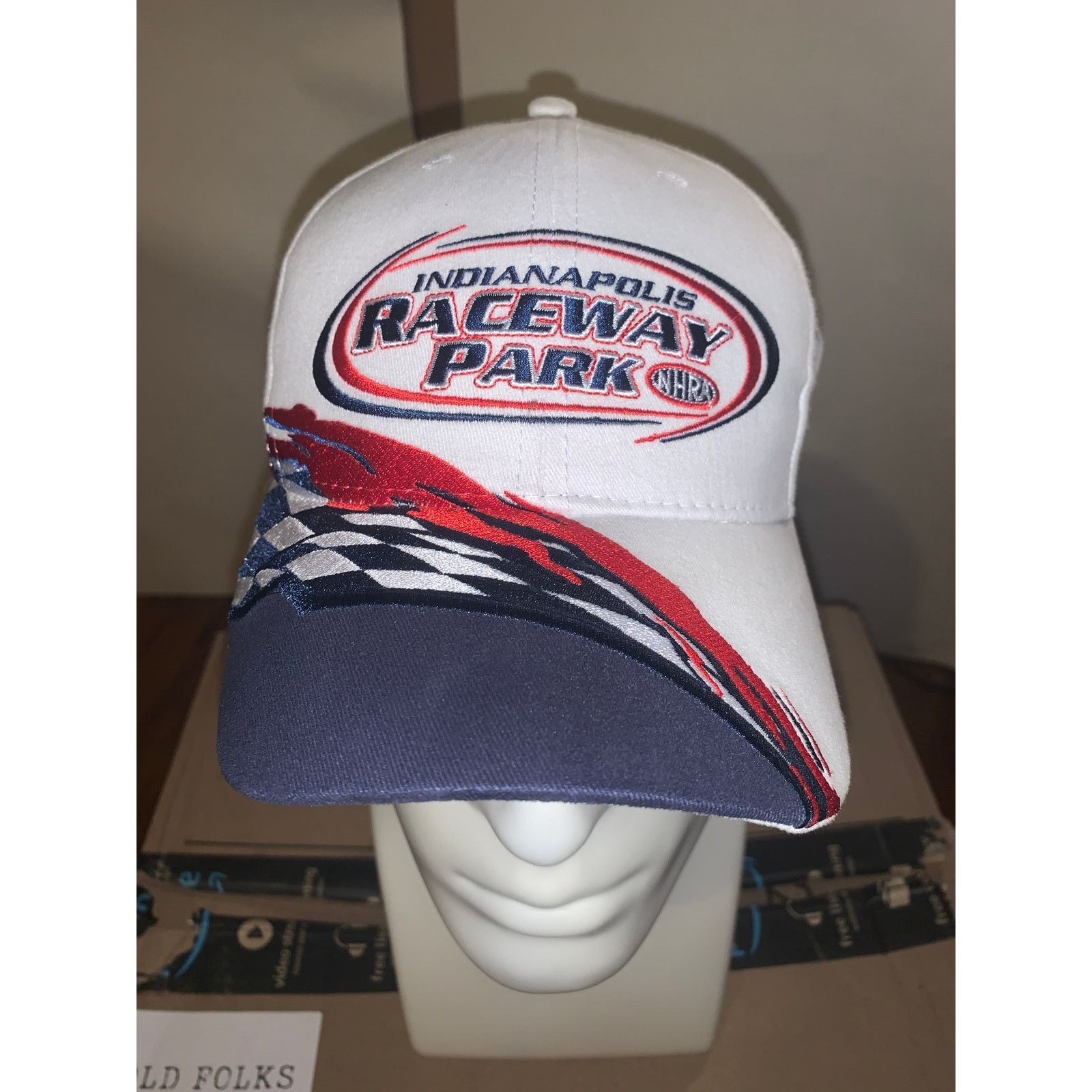 Other × Vintage Vtg Indianapolis Raceway Park NHRA Hat Deadstock Main Gate Size ONE SIZE - 1 Thumbnail