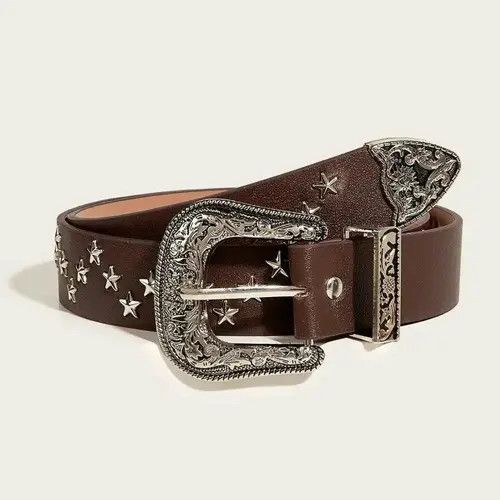 Other Belts Vintage Star Rivet Belt Size ONE SIZE - 4 Thumbnail