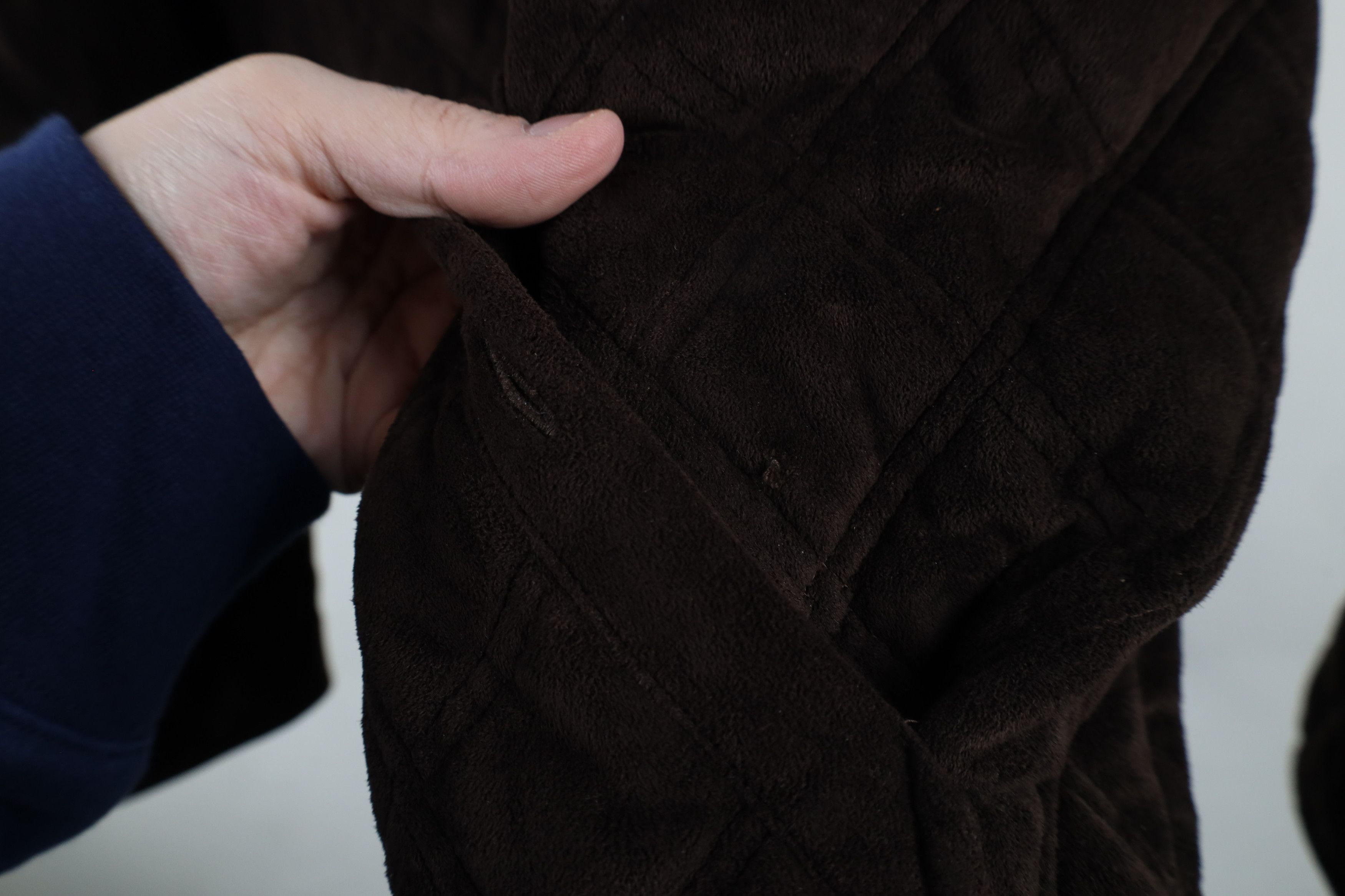 Ralph Lauren × Vintage Vintage 90s Ralph Lauren Quilted Button Jacket Brown Size XL / US 12-14 / IT 48-50 - 8 Thumbnail