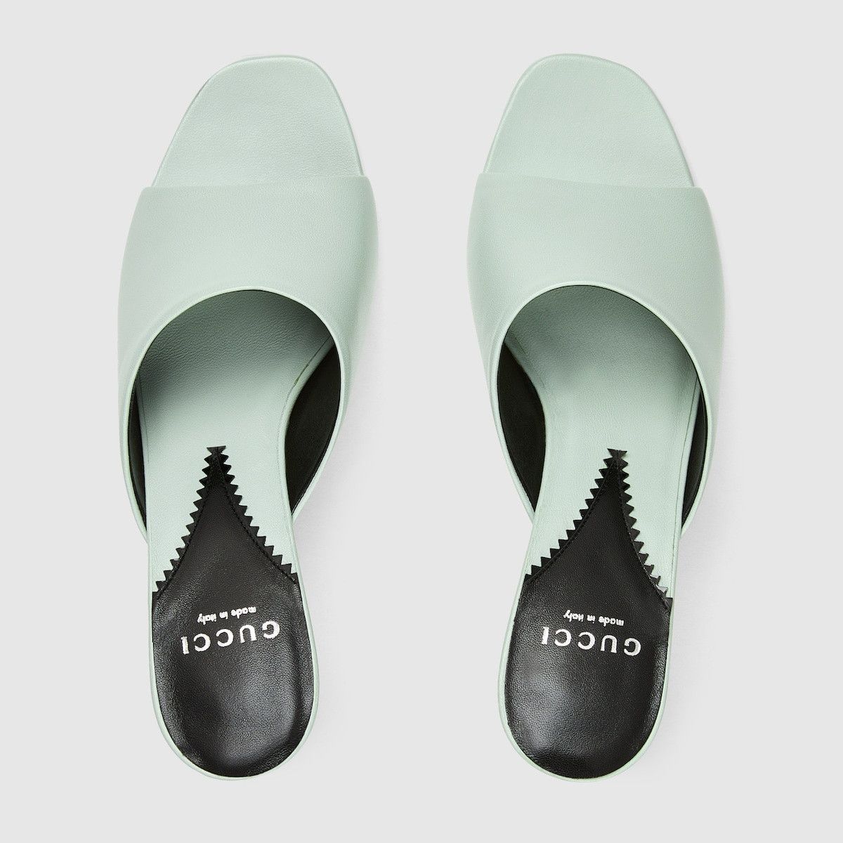 Gucci o1s1wg110125 Interlocking G Heel Sandals in Light Green Size US 6.5 / IT 36.5 - 5 Thumbnail