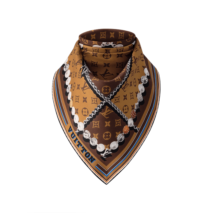 Louis Vuitton Dandy Monogram Silk Square Size ONE SIZE - 2 Thumbnail