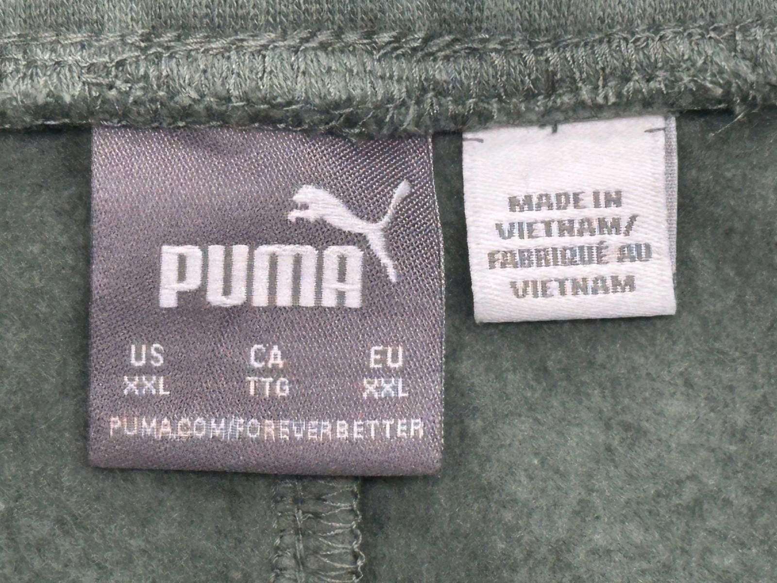 Puma Puma Elastic Waist Drawstring Sweatpants Green Unisex 2XL Size US 40 / EU 56 - 3 Thumbnail