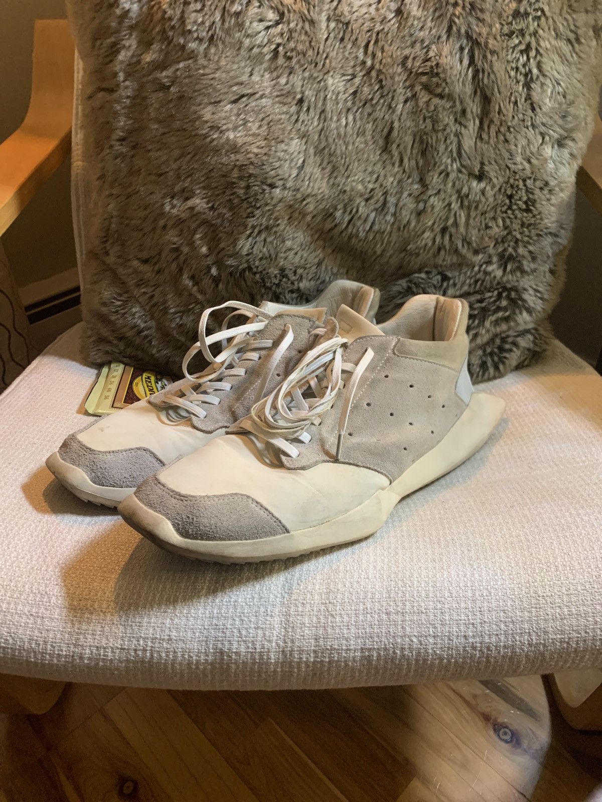 Adidas Rick Owens Adidas Tech Runners Size US 10.5 / EU 43-44 - 2 Thumbnail