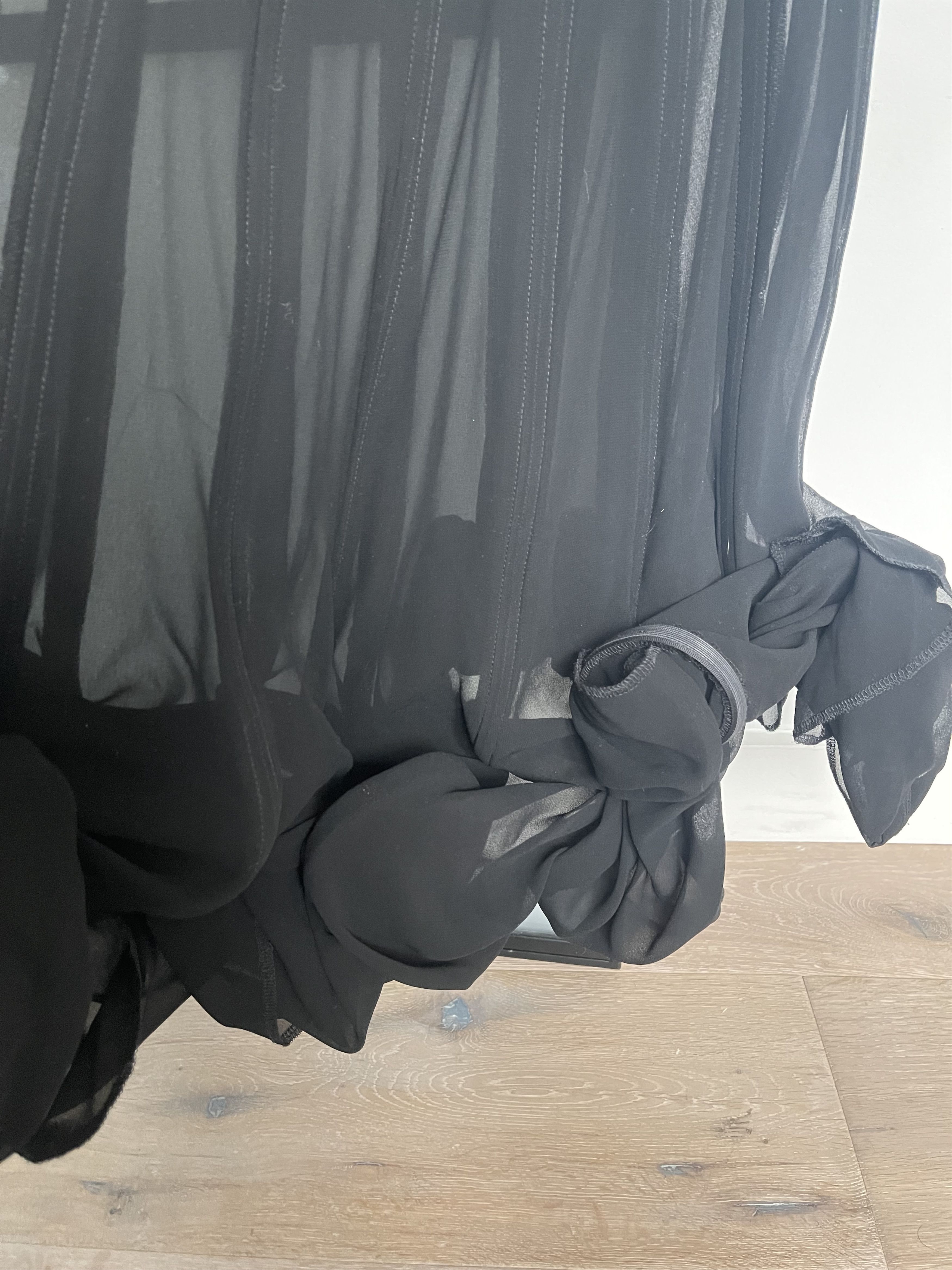Comme des Garcons Comme des Garcons SS 2015 “Biker Ballerina” Black Skirt Sz S Size 27" / US 4 / IT 40 - 2 Thumbnail
