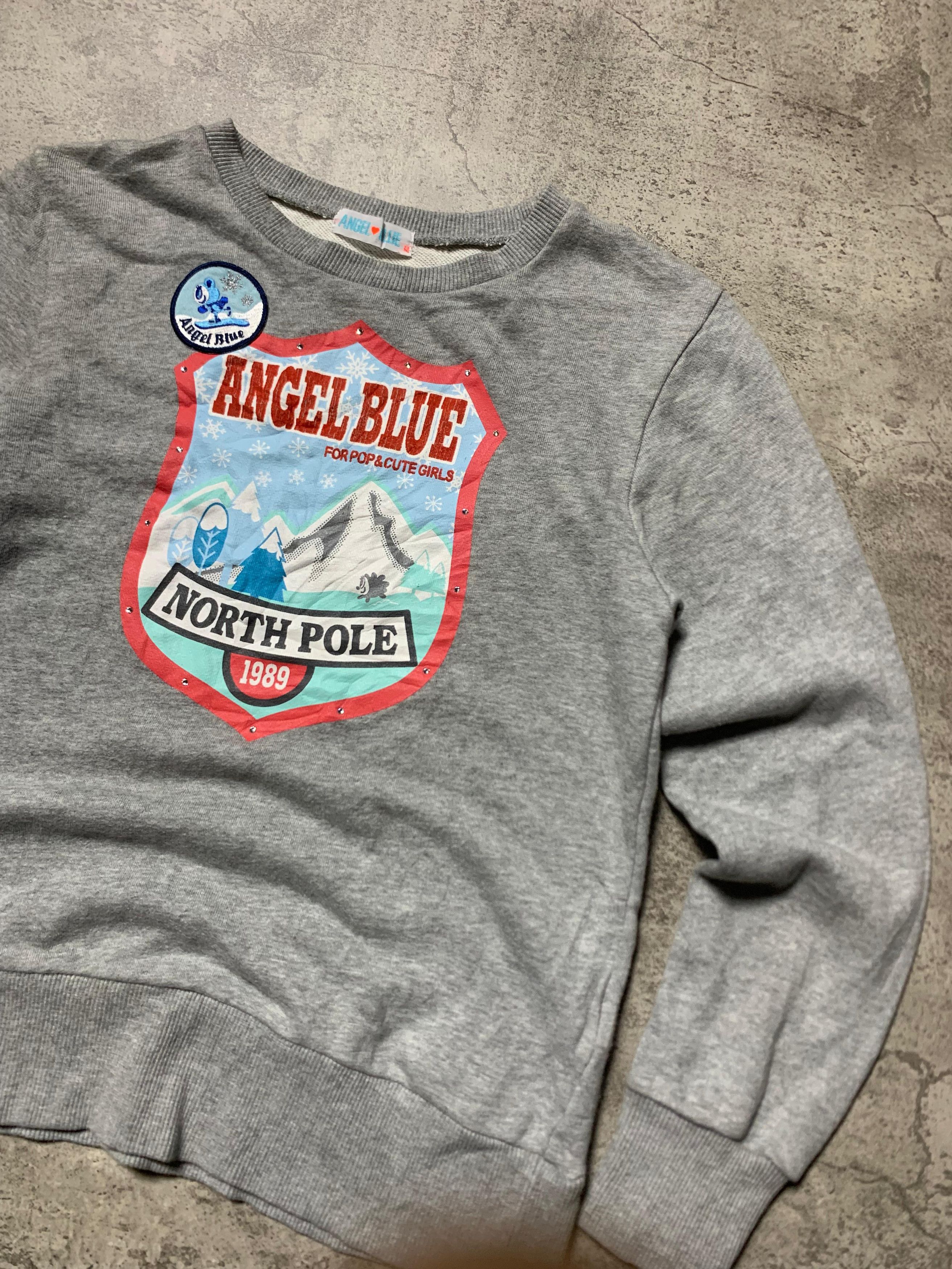 Hysteric Glamour 2000s Angel Blue - Snow Pop Cute Girls Sweatershirt Size M / US 6-8 / IT 42-44 - 2 Thumbnail