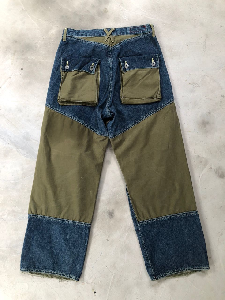 Japanese Brand Stylus Patchwork Pants Size US 30 / EU 46 - 2 Thumbnail