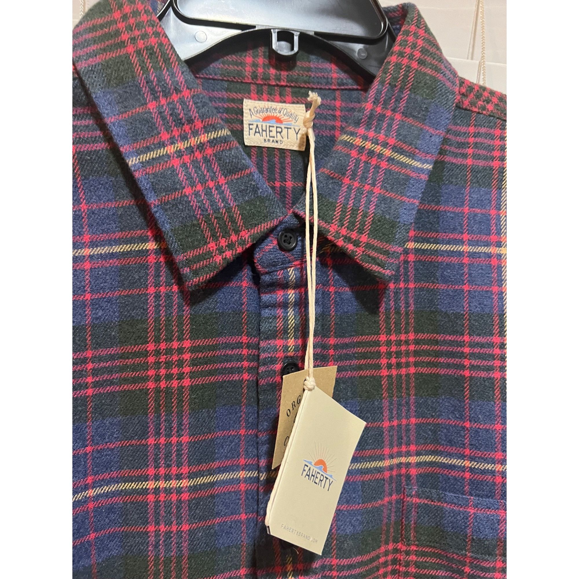 Faherty Faherty Super Brushed Flannel Shirt NWT - Size XXL Size US XXL / EU 58 / 5 - 3 Thumbnail